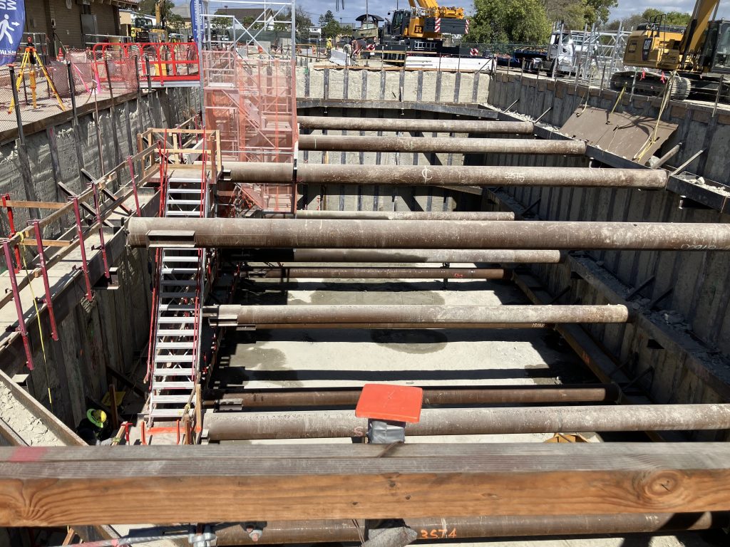 Seal Beach Pump Station looking into wet well. Sept 2025.